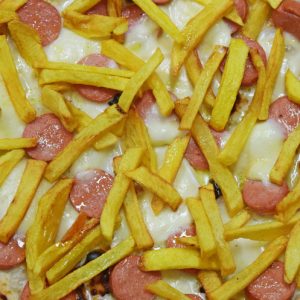 pizza patatine wurstel